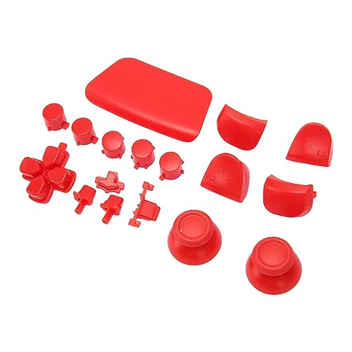 Estink Controller -Ersatztasten 16pcs Schnellinstallation Erscheinungsbild Personalisierungstasten für -Spieler (Rot) von Estink
