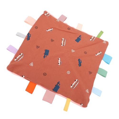 Estink Cotton Baby Security Decke mit Farbenfrohen Tags, Beruhigende Decke Lindern die Angst der Babys für die Sensorische Entwicklung (Typ 3) von Estink