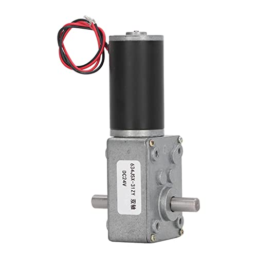 Estink DC -Zahnradmotor Selbstverriegelungswurmgetriebe Hochtorsionseffizienz für Harte Umgebungen DC24V Elektrischer Getriebemotor für den Industriellen Gebrauch (60 U/min) von Estink