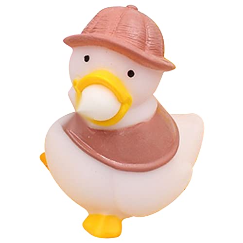 Estink Entenquadelblasen Stress Ball Spielzeug für und Erwachsene - Bequemes und Sicheres + TPR -Material für Zuhause, Büro und Reisen (Kaffeefarbe) von Estink