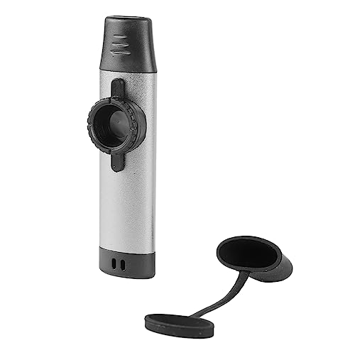 Estink Exquisites Aluminium Kazoo mit Verstellbarem Ton für Musiker, Leicht und Leicht zu Spielen für Anfänger (SILVER) von Estink