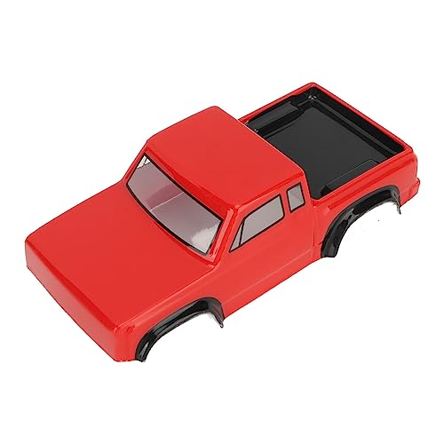 Estink Exquisites RC -Autoschalen -LKW Karosseriezubehör auf Axialer SCX24 1/24, Kunststoffmaterial, Hohe Simulation, RC Auto Hobbyisten (Rot) von Estink
