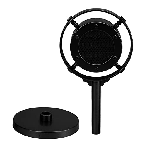 Estink Falsches Kunststoff -Retro -Mikrofon für Nostalgische Leistungen, Vintage Mikrofon Stütze für Bühnendekor und Karaoke Nächte (BLACK) von Estink