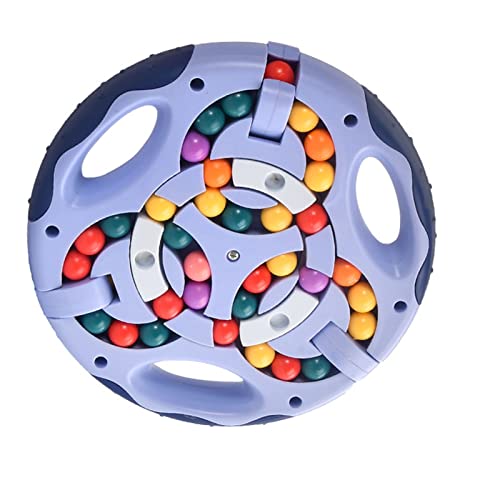 Estink Finger Rotierende Bohnen Spielzeug Dual Space Freizeit Dekompressionspuzzle Übung Rotierende Bohnen Zur Stimmung Entspannung (Blue) von Estink