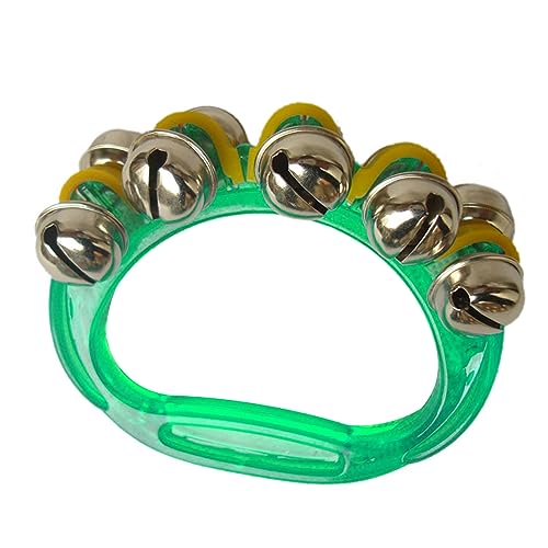 Estink Hand -Knöchel -Jingle Bell Leicht zu Verwenden, um EIN Sicheres Musikalisches Percussion Instrument für Kinder für Kinder zu Verwenden (Green) von Estink