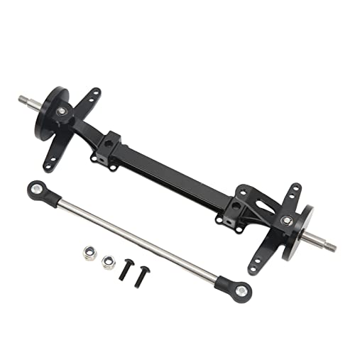 Estink Hochfestige RC -Lenkrad -Rad Achse Set Einfacher Ersatz für 1/14 RC Auto, Ersetzt Direkt die Ursprünglichen oder Beschädigten Teile (Black) von Estink