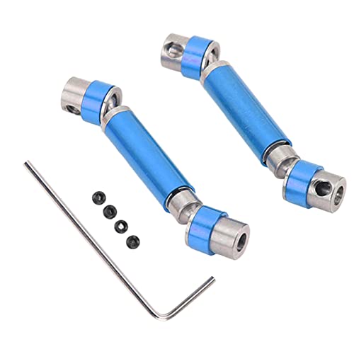 Estink Hochleistungs -Vorderseite der Hinteren Mitte -Getriebewelle für FMS 1/24 FCX24, Aluminiumlegierung, Stabile Struktur für RC Autoliebhaber (Blue) von Estink