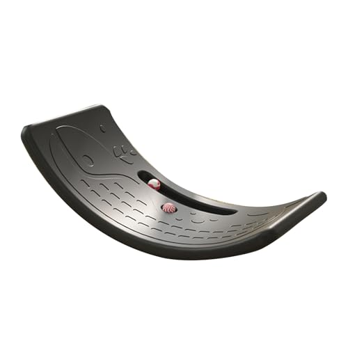Estink Kids Plastic Rocker Board Fördert die Sensorische Entwicklung für Innenübungen, Kinderbalance -Wobble Board für Heimunterhaltung (Black) von Estink