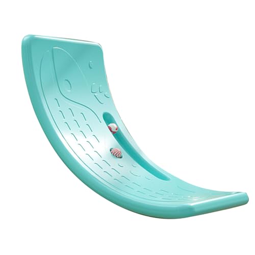 Estink Kids Plastic Rocker Board Fördert die Sensorische Entwicklung für Innenübungen, Kinderbalance -Wobble Board für Heimunterhaltung (Minzgrün) von Estink