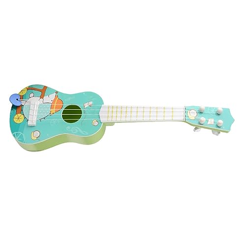 Estink Kinderfreundliches Design Kleines Ukulele -Musikspielzeug für Kinder, Kompaktes und Leichtes Bildungsinstrument, Ideal für Schule und Musiklernen (Green) von Estink