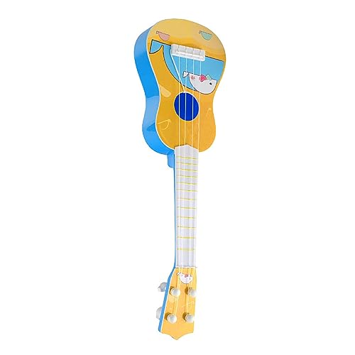 Estink Kinderfreundliches Design Kleines Ukulele -Musikspielzeug für Kinder, Kompaktes und Leichtes Bildungsinstrument, Ideal für Schule und Musiklernen (Yellow) von Estink