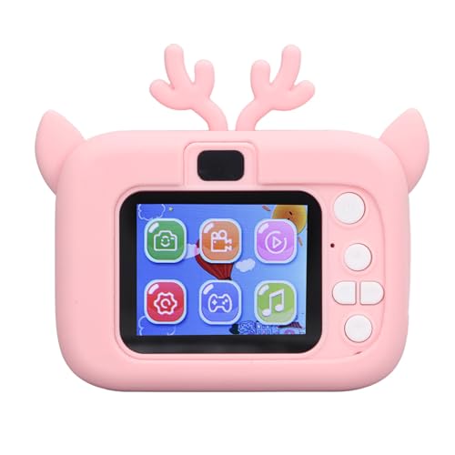 Estink Kinderkamera 20MP Auto Operation Game Camera für 2in Farbdisplay mit Spezialeffekten (Rosa Gelb) von Estink