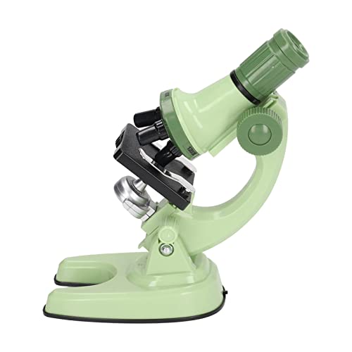 Estink Kindermikroskop -Spielzeugset mit Leistungsstarken LED -Leuchten und Verschiedenen Exemplaren, Bildungsinstrument für Junge Entdecker, Perfektes für Neugierige Köpfe (Green) von Estink