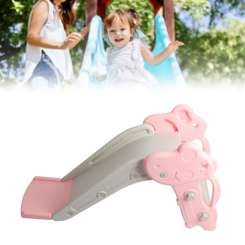 Estink Klappbare Kunststoff -Kleinkind -Folie Stabile Struktur Zuverlässiger Schutz Kletterrutsche für das Heimspiel nach Hause (PINK) von Estink