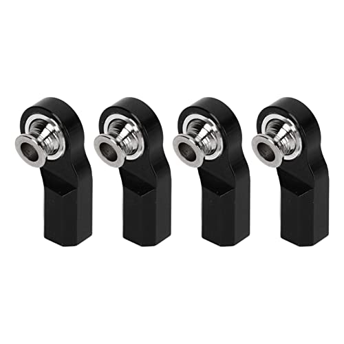 Estink Langlebige RC -Autostangenende M3 Aluminiumlegierungsstahlkugelgelenk für Axiales SCX10 1/10 Automodell (Black) von Estink