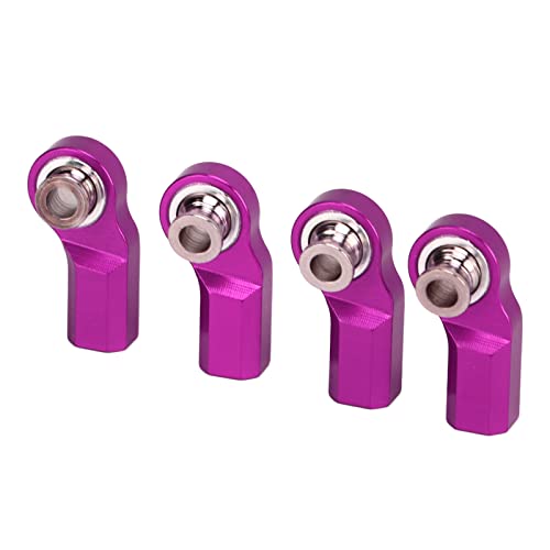 Estink Langlebige RC -Autostangenende M3 Aluminiumlegierungsstahlkugelgelenk für Axiales SCX10 1/10 Automodell (violett) von Estink