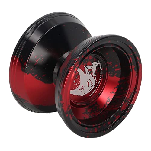 Estink Legierung Yoyo Ball Reagiert Nicht Mehr mit Kühlem Aussehen, Hochgeschwindigkeitsrotation und Ausgewogenem Gewicht für Fortgeschrittene Spieler [Perfektes für ] (Rot Schwarz) von Estink