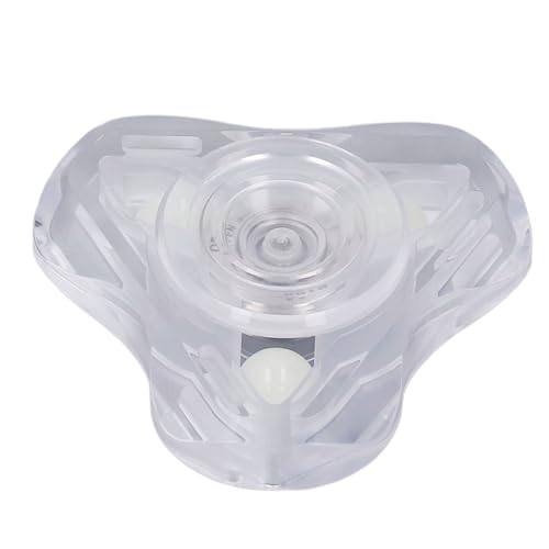 Estink Leuchten Im Dunklen Fingerspitzen -Gyroscope -Stress Relief Spielzeug für Büro und Haushaltsbetreuung Acryl und Metall Tragbare Größe (Transparent) von Estink
