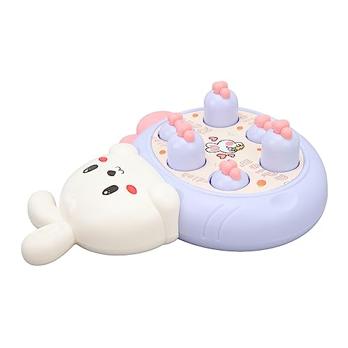 Estink Mole Pochend Spiel Cartoon Bunny Karottenstil Sicheres Hämmern Spielzeug für PK Eltern Kind Interaktion Bildungsspielzeug Anwendbar für über 3 Jahre Alte ABS -Material (violett) von Estink