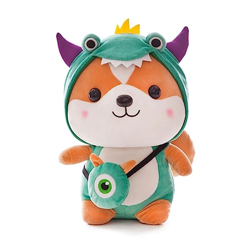 Estink Nettes Eichhörnchen -Plüschspielzeug Exquisit Gestopfte Tierpuppe für die Dekoration zu Hause und das Spiel des Spiels, Geeignet für, Teenager und Erwachsene - Cartoon Squirrel (Green) von Estink