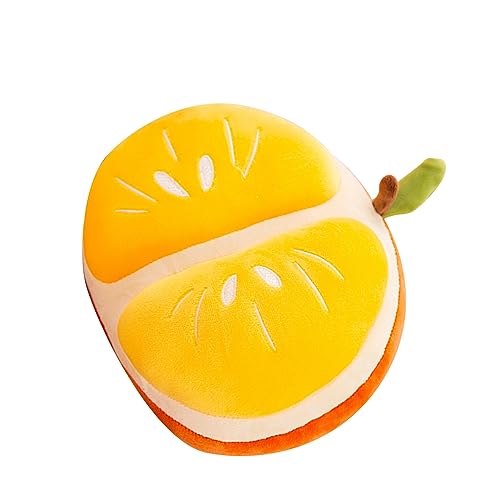 Estink Obstplüschspielzeug: Süßes und Lebendiges Obstkissen für Home Office, Super Soft Sleep Companion für und Erwachsene (ORANGE) von Estink