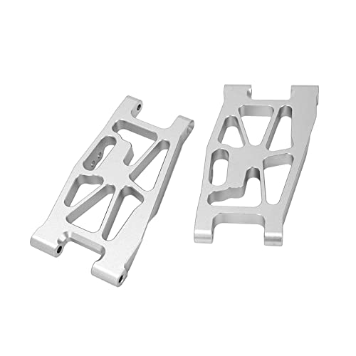 Estink Premiumqualität RC Front Heck -Suspensionsarm Set, Exquisite Aluminium -Legierungsschwungarm für Losi Hammer Rey 1/10 RC Autos, Verbesserte Leistung, 2pcs Saumarme für Enthusiasten (Silver) von Estink