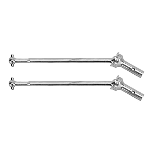 Estink RC CVD -Antriebswelle Langable Stahl Stabile Fahrt für ARRMA 1/7 1/8 RC -Auto Easy Installation 2pcs Set (Silver) von Estink