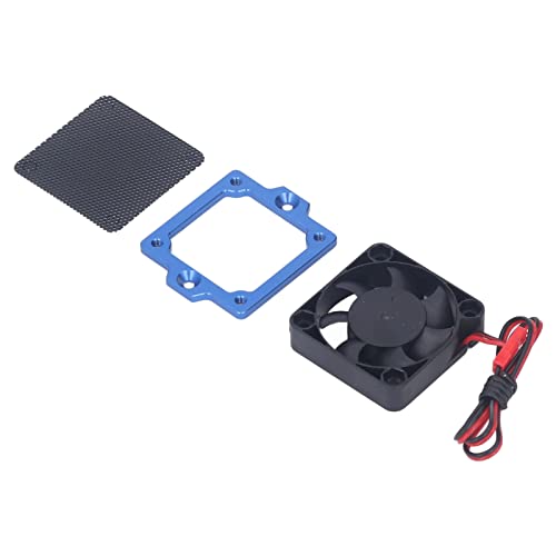 Estink RC Car ESC -Kühllüfter Hoher Sicherheit ESC -Kühler für Effizientes Laufen für 1/10 Fernbedienungsauto (Blue) von Estink