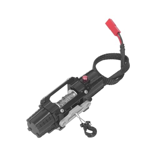 Estink RC Electric Dual Motor Simuliertes Winde Langlebiges Dual -Motor -Zubehör für RC Autos Aluminiumlegierung (Black) von Estink