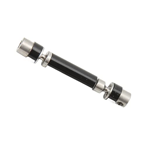 Estink RC-Stahlantriebswelle für Axiales SCX24-Kletterwagen, Langlebige Leichte Metallantriebswelle für eine Bessere Steuerung, 45-60 Mm Länge, RC-Autozubehör (Black) von Estink