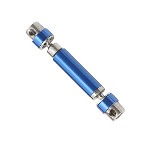 Estink RC-Stahlantriebswelle für Axiales SCX24-Kletterwagen, Langlebige Leichte Metallantriebswelle für eine Bessere Steuerung, 45-60 Mm Länge, RC-Autozubehör (Dunkelblau) von Estink