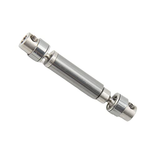 Estink RC-Stahlantriebswelle für Axiales SCX24-Kletterwagen, Langlebige Leichte Metallantriebswelle für eine Bessere Steuerung, 45-60 Mm Länge, RC-Autozubehör (Ti-Farbe) von Estink