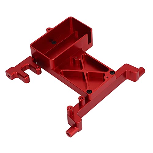 Estink Robuster und Zuverlässiger RC Fixed Servo Mount Bracket für SCX6 1/6, Langlebige Servo -Mount -Klammer für RC Auto Hobbyisten (Rot) von Estink