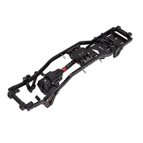 Estink SCX10 Metall Chassis 313mm Radstand RC Rahmen, 2 -Speed ​​-Modusgetriebe für Enthusiasten (Black) von Estink