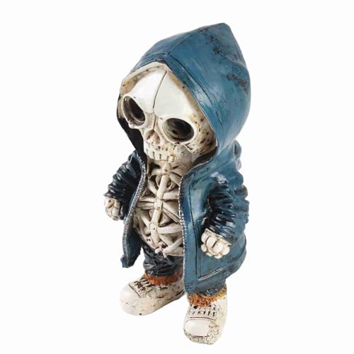 Estink Skelettfiguren Exquisites Harz Halloween Statue Langlebige Skelett -Ornamente für Home Party Decor für Horrorfans Material: Harz (Tippe A) von Estink