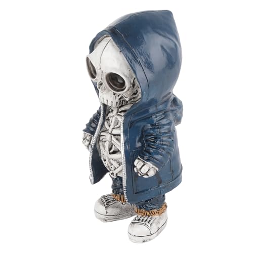 Estink Skelettfiguren Exquisites Harz Halloween Statue Langlebige Skelett -Ornamente für Home Party Decor für Horrorfans Material: Harz (Type C) von Estink