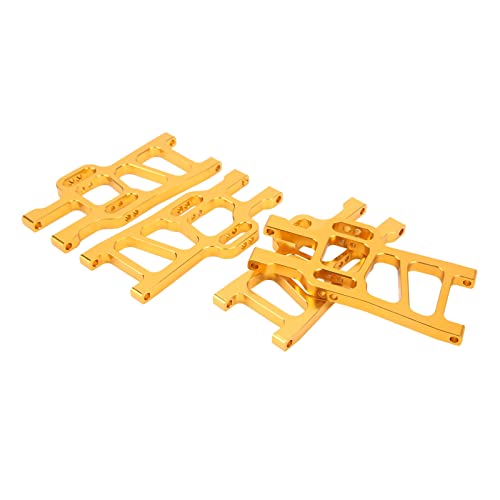 Estink Stabile Leistung RC -Aluminium -Suspensionsarme Leichte und Kompakt für HSP Racing 94111, 4 PCs für RC Autoliebhaber (Gold) von Estink