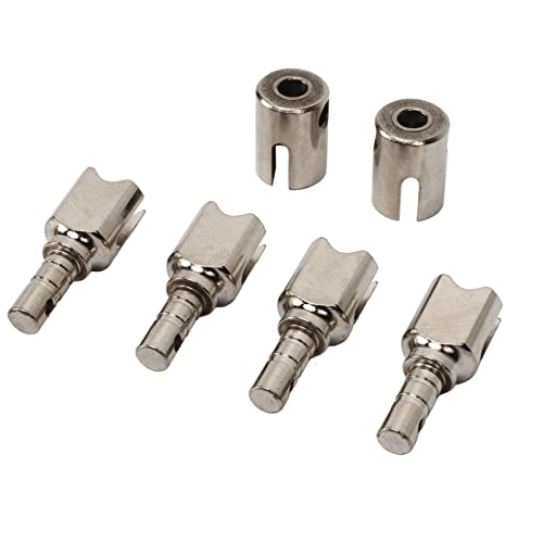 Estink Stahl RC Differenz Outdrive Cup Set für ARRMA 1/7 1/8 Autos, Effizientes Stromübertragungs -Upgrade Teil für RC -Auto Enthusiasten (Silver) von Estink