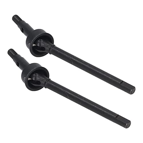 Estink Stahlfront CVD -Antriebswelle Hohe Tragfähigkeit für 1/18 TRX4M RC -Auto, Leistungsstärkeres Effizienz Upgrade für Hobbyisten (Black) von Estink
