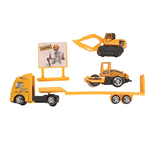 Estink Truck Toy Set für, die Fantasie Anregen und die Wahrnehmung Gegenüber Fahrzeugen Verbessert, Geeignet für Jubiläen und Zeremonien, 4pcs Set 1: 64 Skala (Tippe A) von Estink