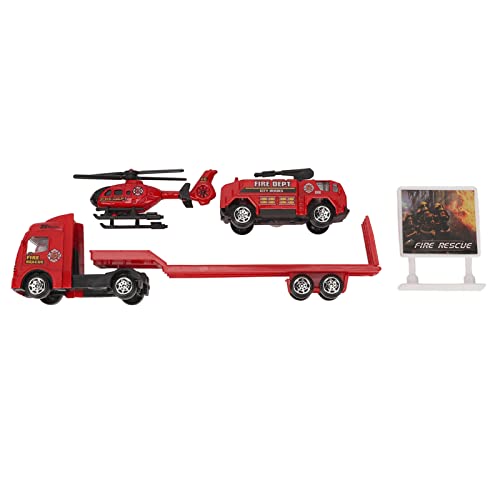 Estink Truck Toy Set für, die Fantasie Anregen und die Wahrnehmung Gegenüber Fahrzeugen Verbessert, Geeignet für Jubiläen und Zeremonien, 4pcs Set 1: 64 Skala (Typ D) von Estink