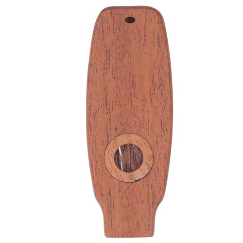 Estink Vintage Hölzerne Kazoo -Musikinstrument für Bühnenaufführungen und Tägliche Praxis, Mahagoni -Material (Typ 2) von Estink