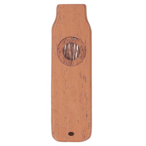 Estink Vintage Hölzerne Kazoo -Musikinstrument für Bühnenaufführungen und Tägliche Praxis, Mahagoni -Material (Typ 3) von Estink