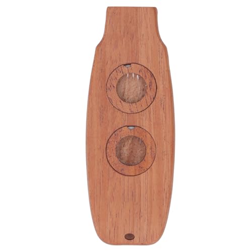 Estink Vintage Hölzerne Kazoo -Musikinstrument für Bühnenaufführungen und Tägliche Praxis, Mahagoni -Material (Typ 4) von Estink