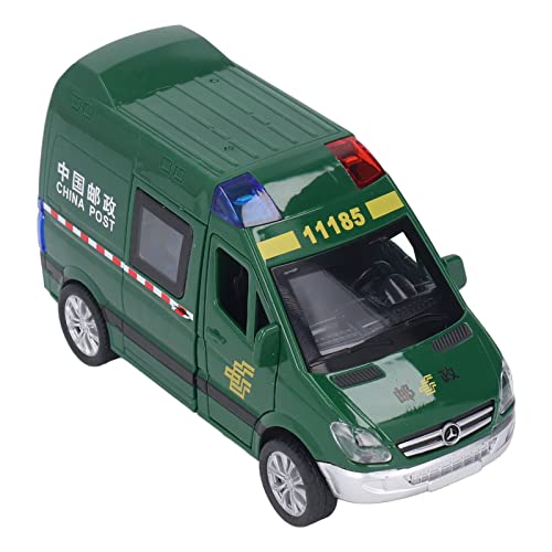 Estink Vivid Alloy RC Rücken Sie Mini Auto Notfalltransportauto -Spielzeugmodellauto mit Beleuchtungsmusik, Langlebiges Material Lustiges Spielzeug für (Mittelgroßer Kurierwagen) von Estink