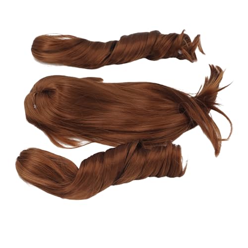 Estink Weiche Seidenpuppenhaarperücke Gute Plastizität für Puppen -Lange Haare, 1/3 Puppen, Crafting Studio (Erdbeergold) von Estink