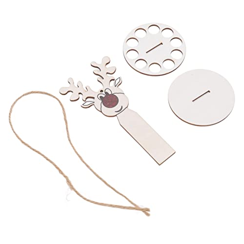 Estink Weihnachten Einzigartige Geldhalter Ornament Tragbare Handgefertigte Wanddekoration für Partybevorzugungen Festliches Ambiente Pappel Material (Typ 3) von Estink