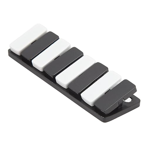 Estink Zink -Legierung Klavierschlüssel -Klicker Spielzeugstressabbau ADHS Tool für Autismus Reisebüro (Black) von Estink