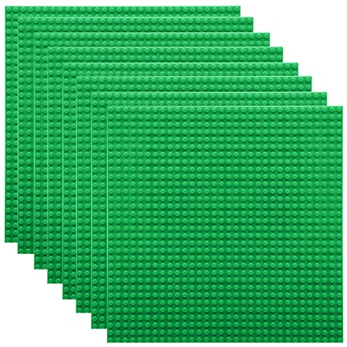 Etarnfly 8 Platten Set Bauplatte, Kompatibel mit Meisten Marken, 32x32 Noppen, Konstruktionsspielzeug für Kinder, Grüne Grundplatte Etarnfly 8 Platten Set Bauplatte, Kompatibel mit Meisten Marken, 32x32 Noppen, Konstruktionsspielzeug für Kinder, Grüne Grundplatte von Etarnfly