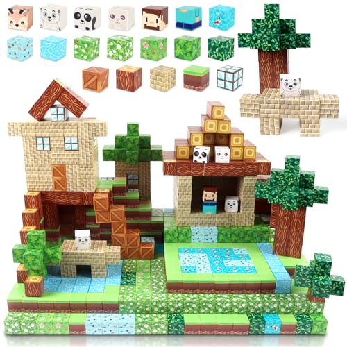 150 Stück Magnetische Bausteine, Magnetisches Spielzeug Blöcke, Magnetische Bausteine Bauspielzeug, Magnetisches Block-Set für Jungen Mädchen, STEM Montessori Spielzeug ab 3 Jahre Geschenk für Kinder 150 Stück Magnetische Bausteine, Magnetisches Spielzeug Blöcke, Magnetische Bausteine Bauspielzeug, Magnetisches Block-Set für Jungen Mädchen, STEM Montessori Spielzeug ab 3 Jahre Geschenk für Kinder von Eteiylt